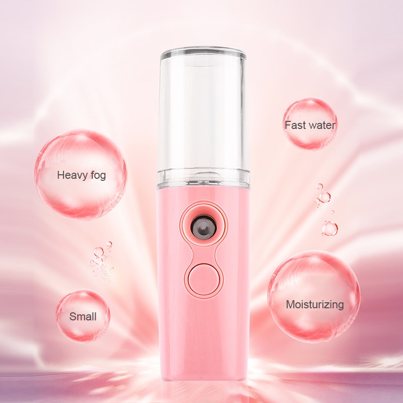 Usb nano ansigtsbehandling mister mist spray-maskine ansigt fugtgivende forstøvningsspray supplerende fugtgivende sprøjte vand