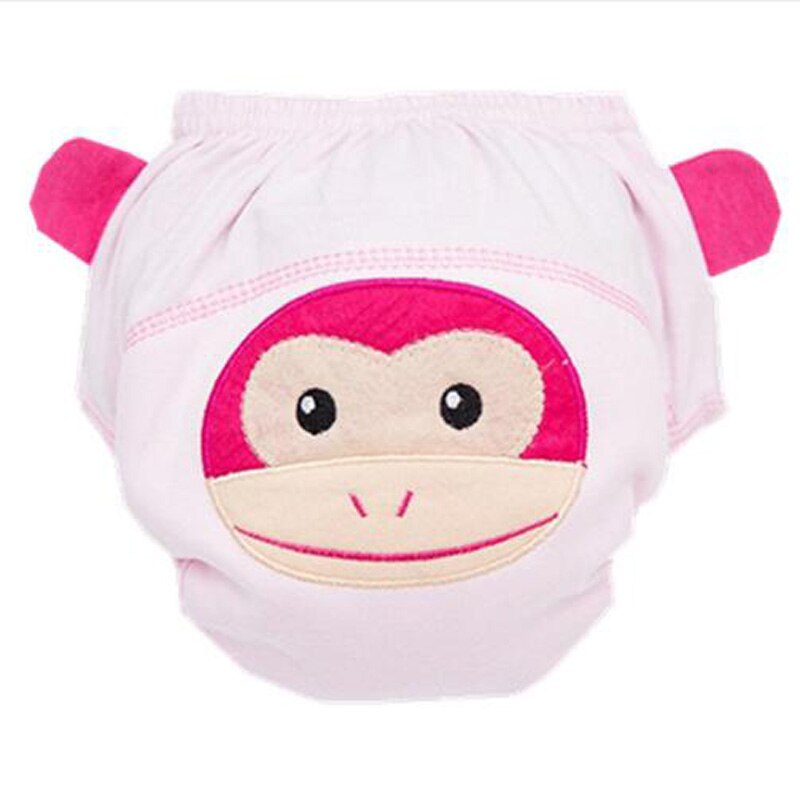 4Layers Cotton Baby Nappies Diapers Reusable Training Pants Panties Breathable Children Cloth Diaper Waterproof Washable