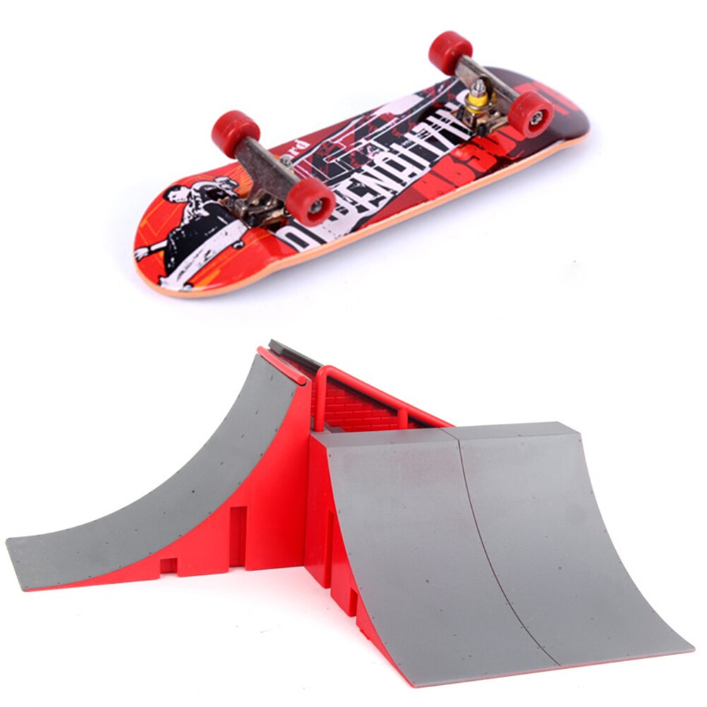 Niños Mini Dedo de monopatín Skate Park formación Prop Juguetes