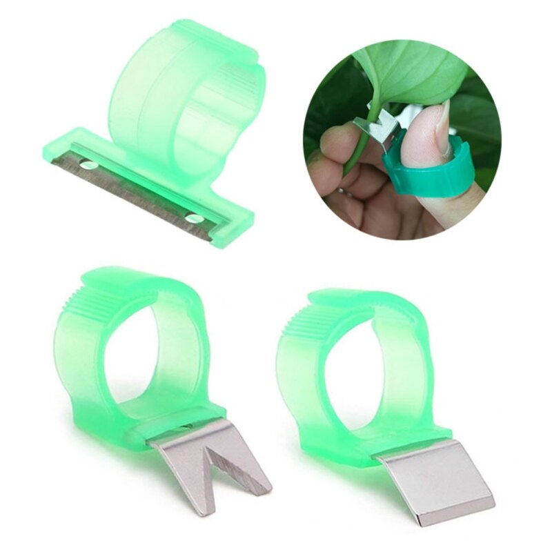 Crop Tomaat Cucumer Druif Oogsten Tuingereedschap Blade Snijden Schaar Fruit Plukken Ring Groente Picking Ring. N