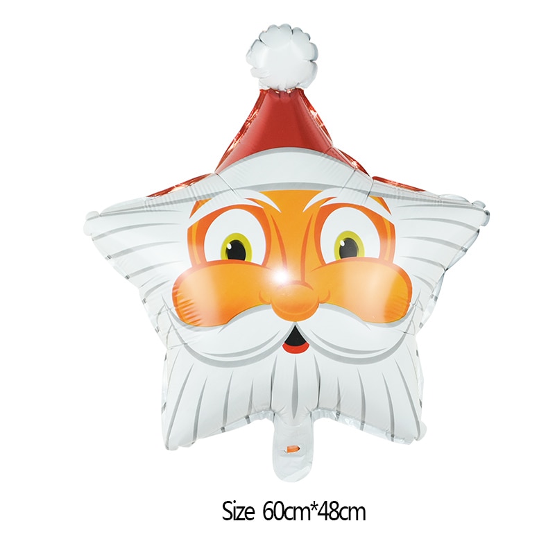Santa Claus Deer Schneemann Folien-ballone Weihnachten Baum Helium Ballon für Weihnachten Party Dekoration Globals Kinder Spielzeug Neue Jahr Decor: B13