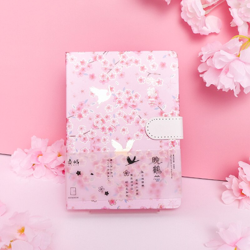 Magnet Buckle Diary Fine Color Notebook Life Daily Record Business Office Stationery Portable Simple Journal Notepad: F