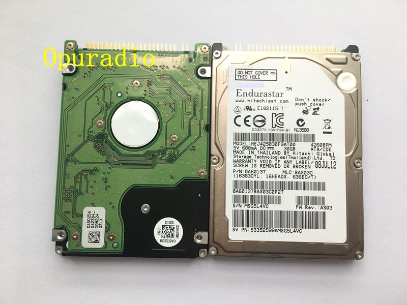 Disco duro original HEJ425030F9AT00, 30GB para VW, sistemas de navegación HDD para coche, hecho en Japón, ,