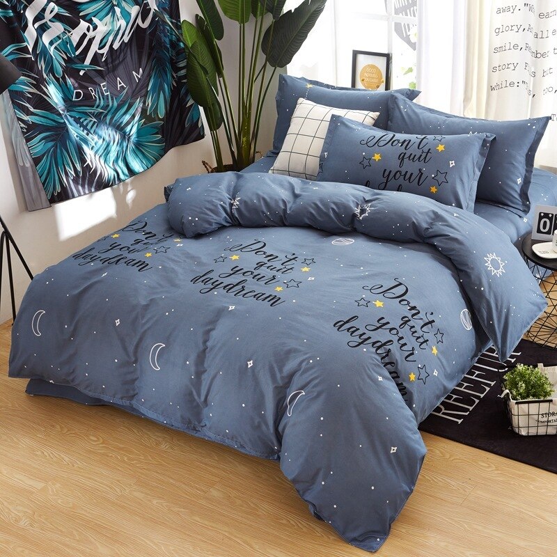 Yaapeet home tekstil plaid dynebetræk plaid print dynebetræk 150*200cm,180*220cm,200*230cm,220*240cm sengetøj uden pudebetræk: D / 200 x 230cm