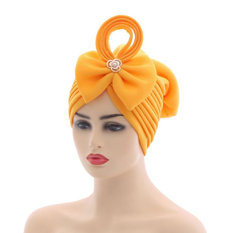 Turban pour femme, couvre-chef de mariage, style africain, arabe, indien, musulman, , 1 pièce: YL
