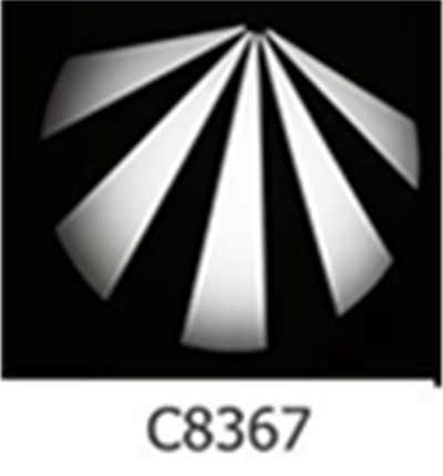Tubo de luz DIY de 58 estilos, película de efecto de forma de fondo, tubo de condensador LED, película de proyección, inserto gráfico para OT1 OT1 PRO: C8367