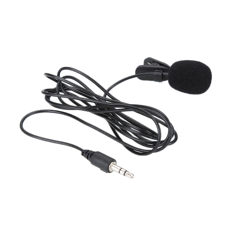 Jack de 3,5mm Clip-En solapa Mini solapa Mic micrófono para teléfono móvil/android: 1 pc