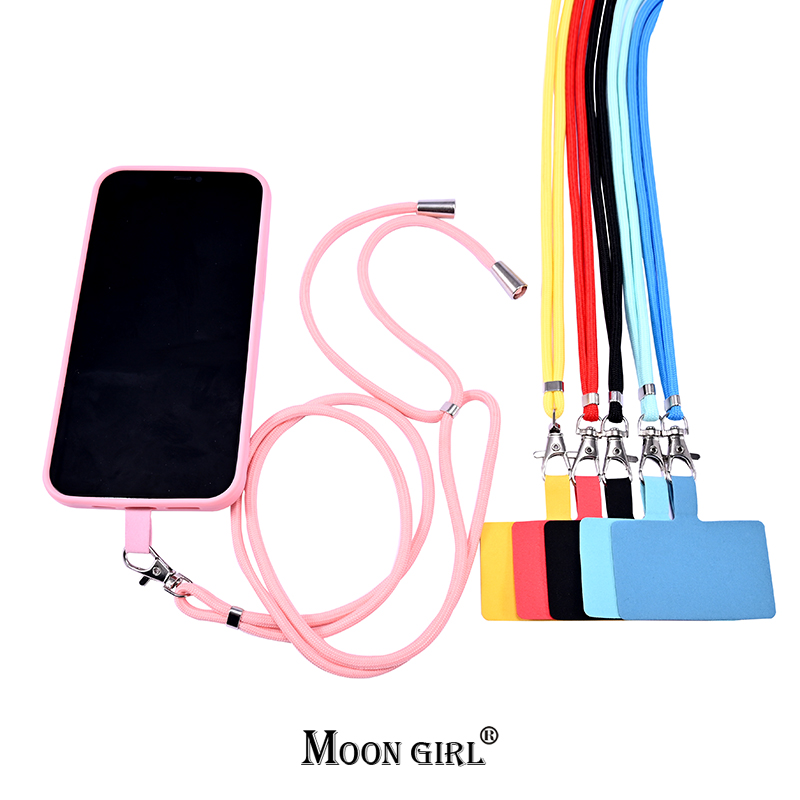 Cordón de teléfono, cordón desmontable ajustable, correa de cordón para teléfono móvil, accesorios de cadena, correas de cuello de cuerda para teléfono móvil Universal