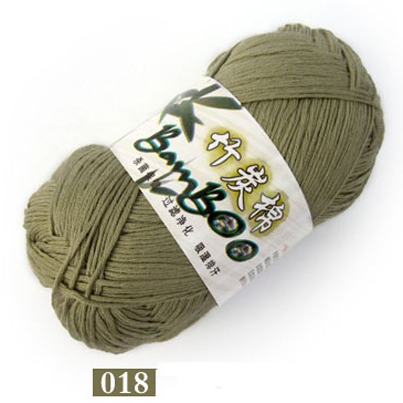 70% bamboo fiber 30% cotton hand knitting yarns Anti-Shrink Baby yarns crochet thread cotton thread thick bamboo cotton yarn: 018