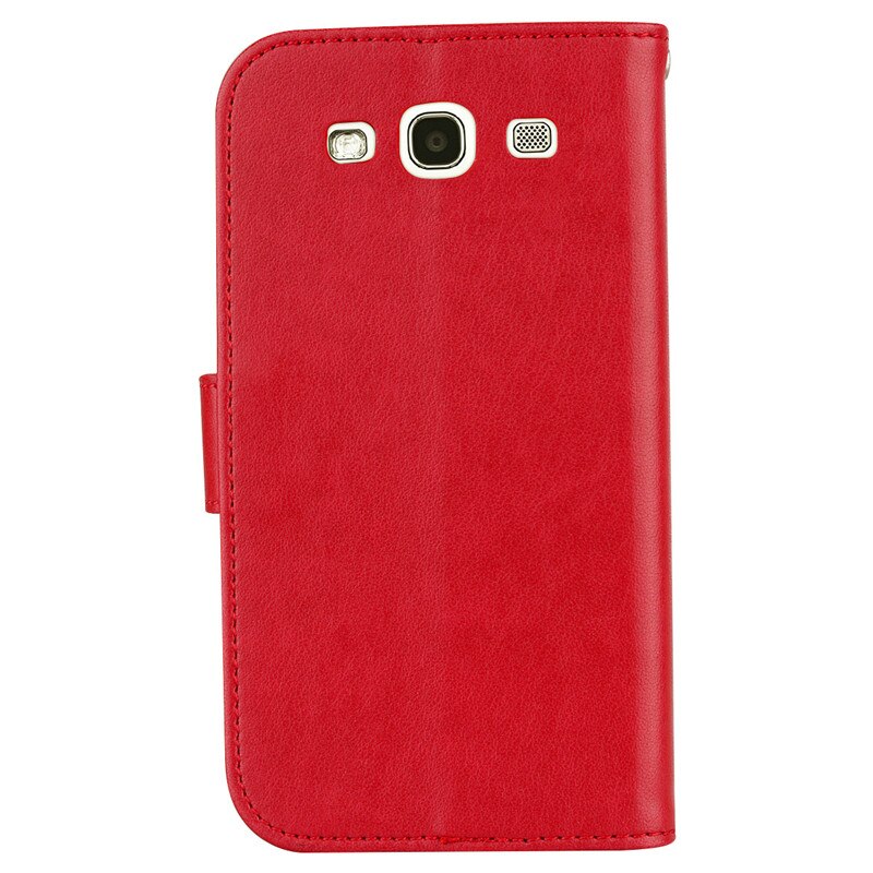 Leren portemonnee flipcase voor samsung galaxy  s3 hoesje  s3 neo duos  s 3 gt i9300 i9301 i9305 i9301i gt -i9300 gt-i9300i telefoonhoesjes
