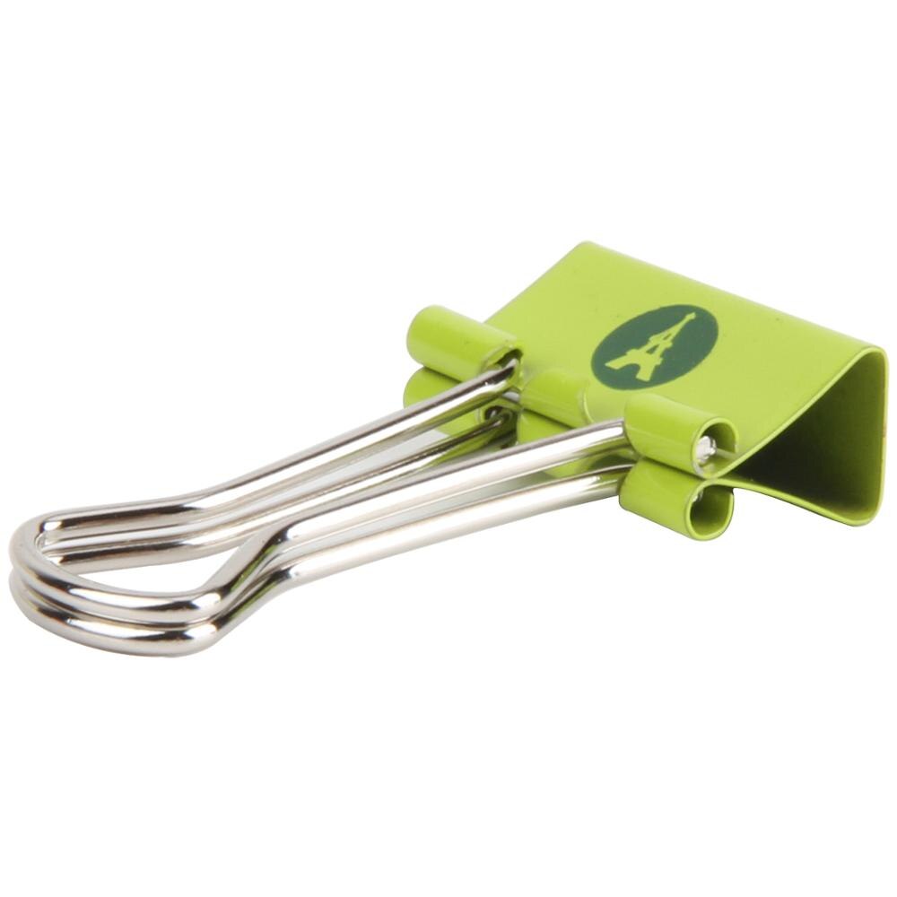 Deli 8489 Color printing long tail clip file clip swallow tail clip iron clip lovely cartoon clip student color clip