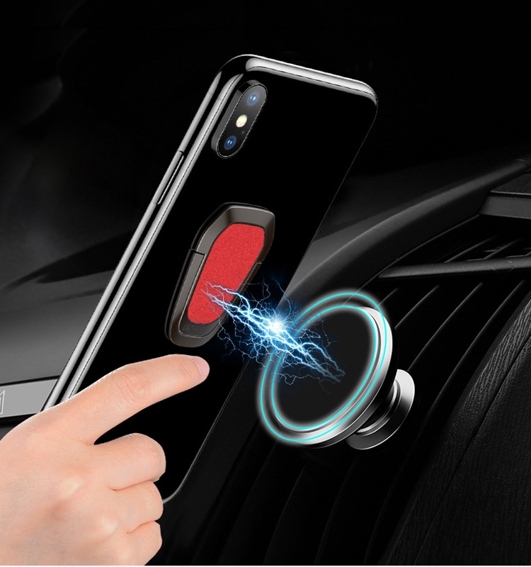 Ultra-sottile Stent di metallo Accessori Del Telefono Mobile Del Supporto Del Basamento di Barretta Anello Magnetico Anello Magnetico Per cute Astuto supporto Del Telefono Delle Cellule
