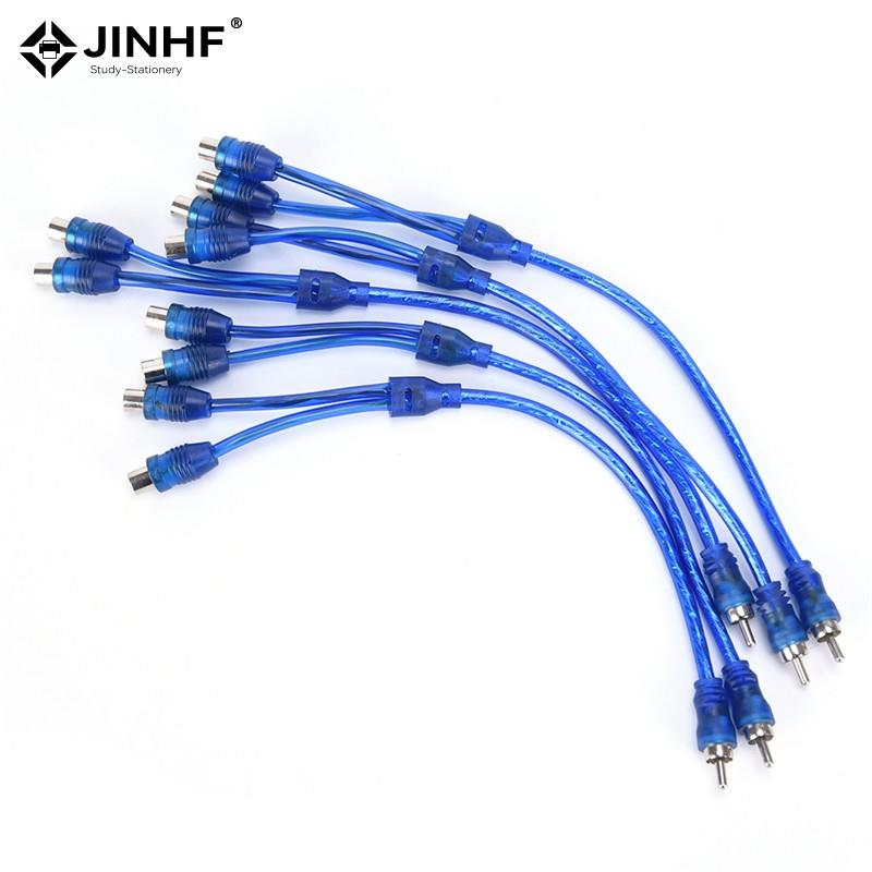 1 stücke Rca Audio- Kabel "Y" Adapter Splitter 1 Stecker Auf 2 Weibliche Audio- Linie Stecker