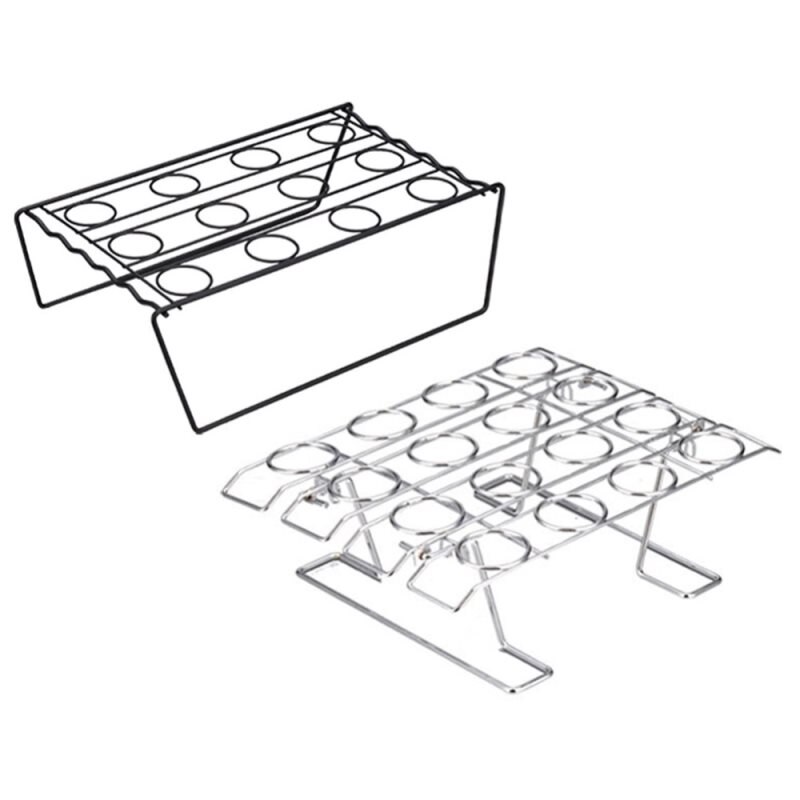 Bricolage Porte-Cône De Crème Glacée En Acier Inoxydable Crème Glacée Cône Présentoir À Gâteaux Cône Cupcake Plateau De Refroidissement Support Étagères Stand