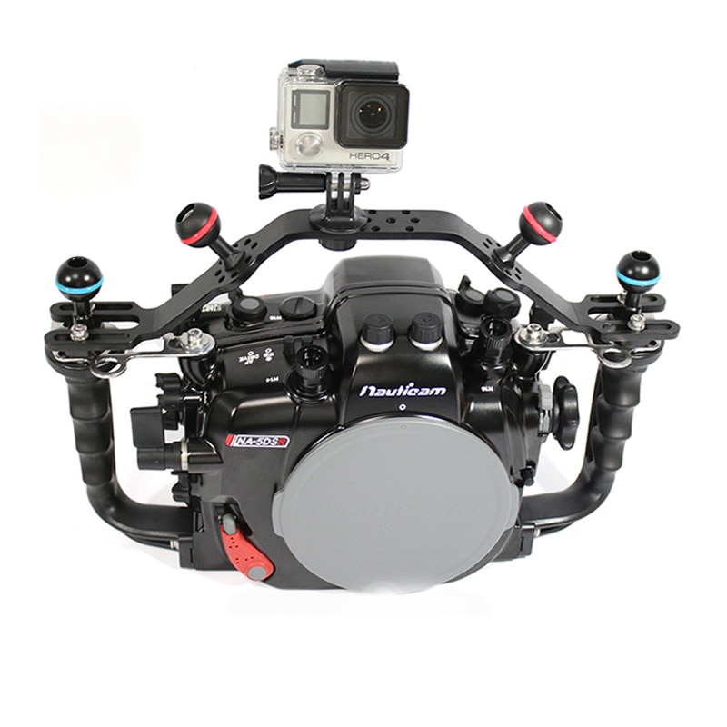 Nitescuba-soporte de Carcasa para cámara de buceo, bandeja de mango, soporte de agarre, barra transversal de elevación para fotografía subacuática Nauticam