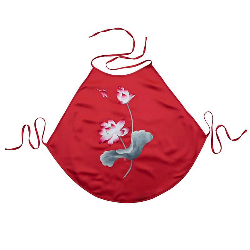 100% handmade Silk Stickerei zubehör erwachsene Chinesischen brust abdeckungen lotus muster Valentinstag