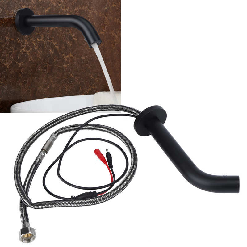 G1/2 Draad Sensor Kraan Enkel Koud Water Kraan Volledig Koperen Wandmontage Voor Wastafel Keuken Badkamer Accessoires