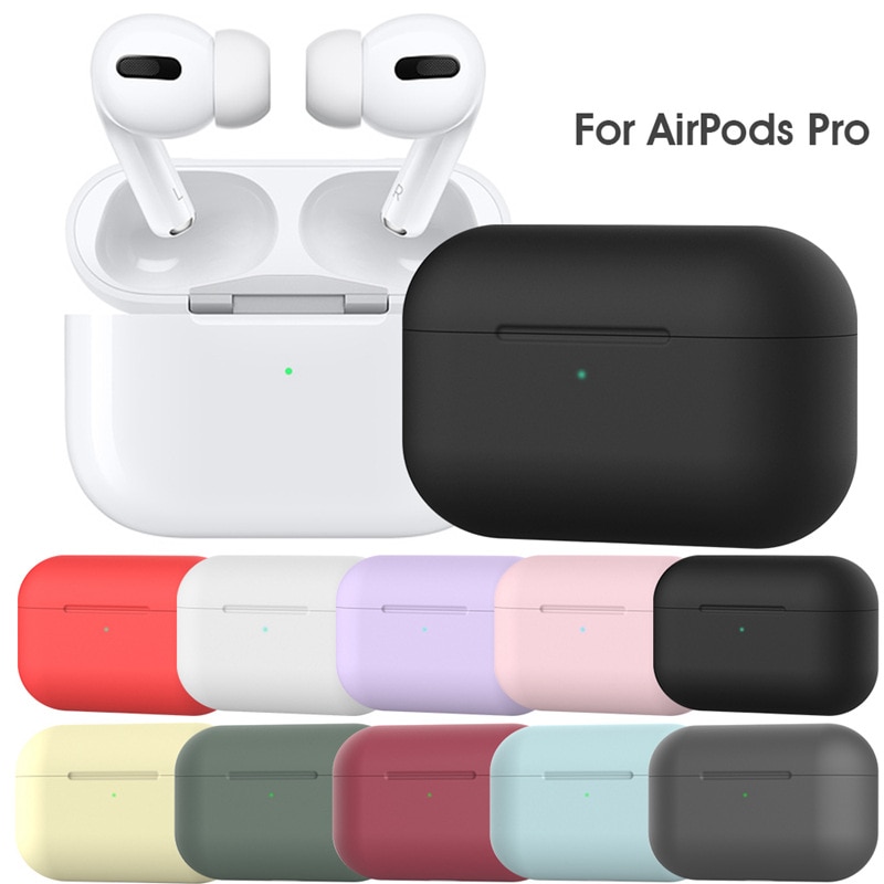 Airpods pro 3 Silicone Case Protective Cover TWS Bluetooth Earphone Silicone Cover For Airpods Protective Cases Apple earphone