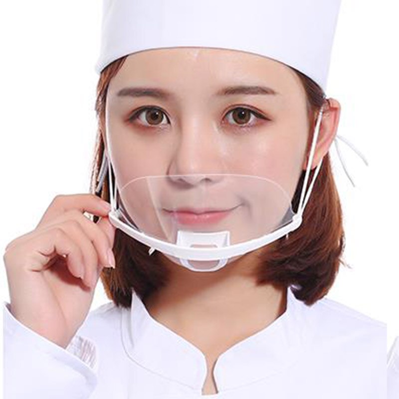 40 styks maske mod dråber catering fødevarehygiejne plastik køkken restaurant spyt spyt kokke maske