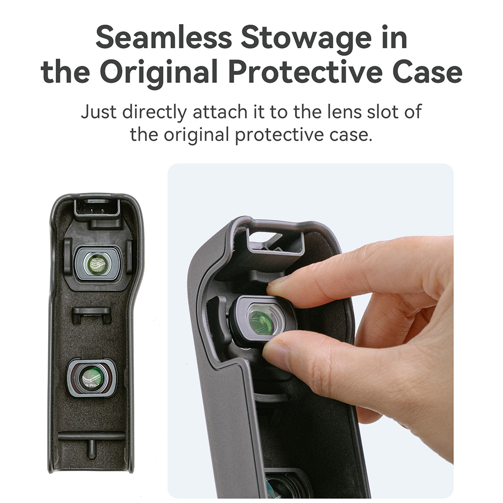 Optische linse für pocket 3 , magnetisches weitwinkel-/makro-/teleobjektiv, optisches glas für osmo pocket 3 zubehör