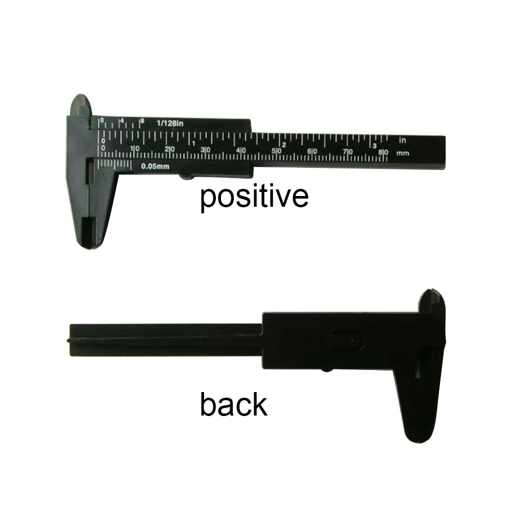 0-80MM Portable Mini Measuring Tool Home Gauge Vernier Caliper Double Scale Depth Ruler Carpentry Office Sliding Diameter