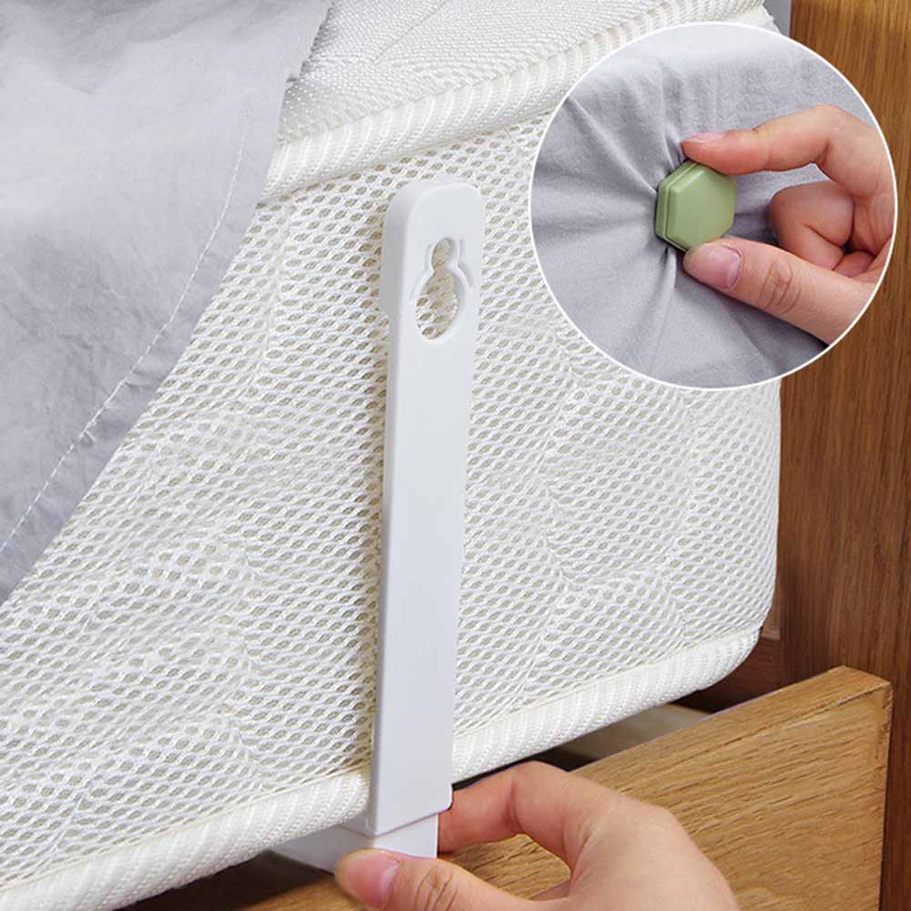 4 stk / sæt lagnet clip dyne lagen holder skridsikker fastgørelse clip holder klemmer madras fastgørelser griber holder