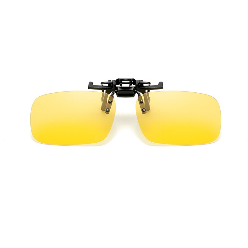 Bilbriller  uv400 anti-uva polariserte solbriller menns fiskebriller klipp dag / nattesyn: Gul