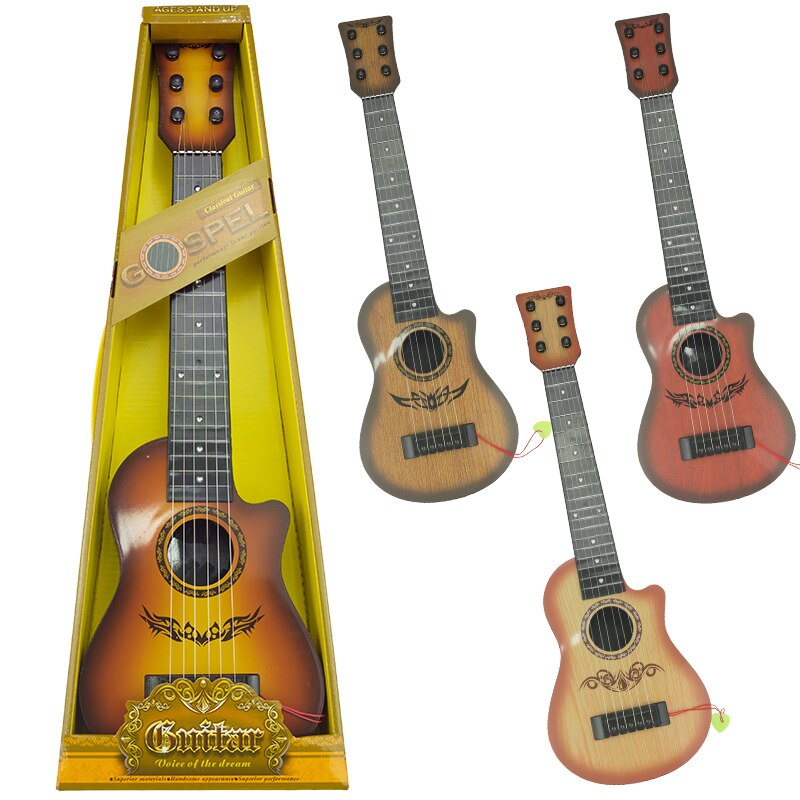 6 corde chitarra classica corde in acciaio principianti giocattolo chitarra bambini Ukulele strumento musicale per bambini per regalo ragazza ragazzo