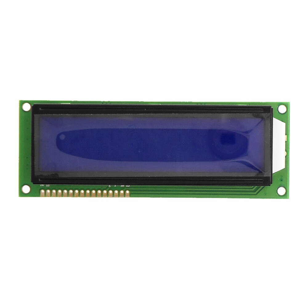 SMR1602-B Blauw scherm 1602B grote karakter dot matrix LCD module blauwe achtergrond witte woorden 5 V parallelle poort 1602