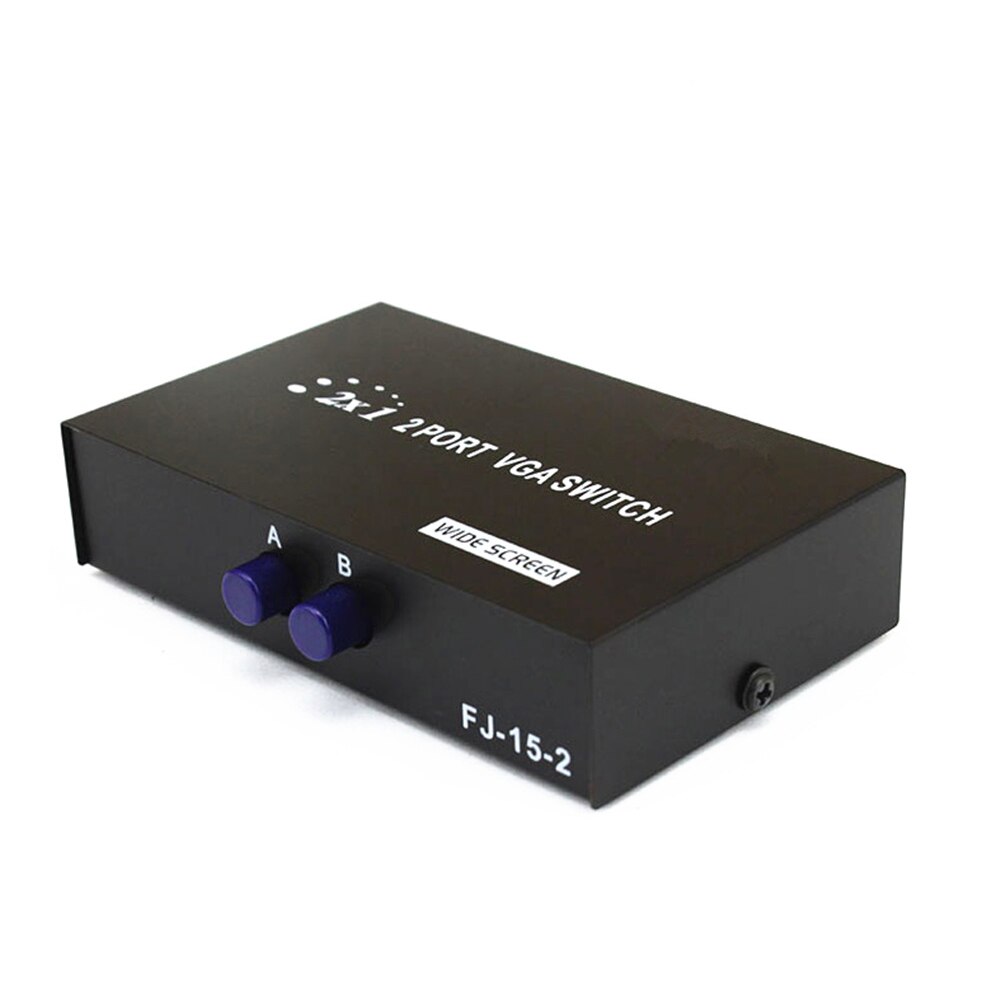 2 Port TV Wide Screen Video Switching Monitor 2 in 1 out 2 Port VGA Switch