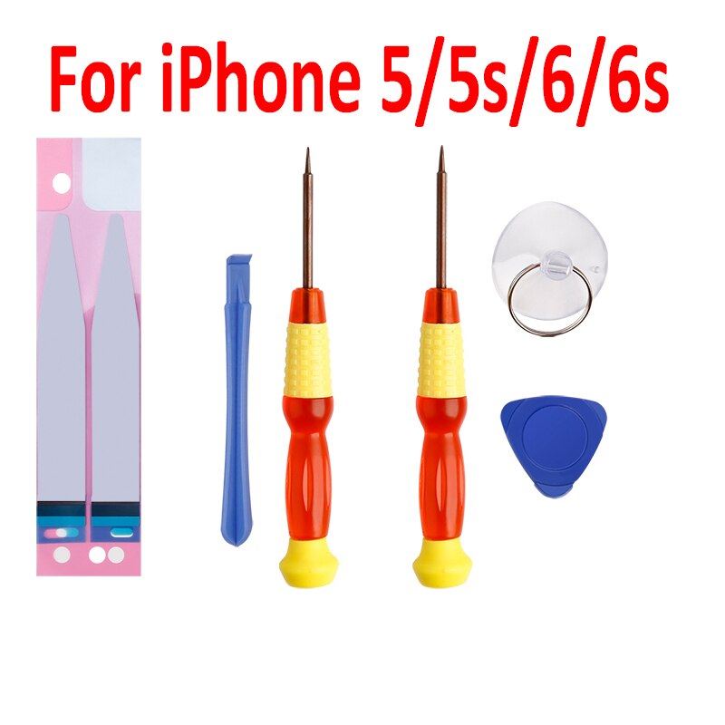 Baseus 8 in 1 mobiltelefon batteri reparasjonsverktøysett for iphone 8 7 6 6s plus 5s 5 5c batteribytte bunt maskinverktøysett: For iph 5 5s 5c 6 6s
