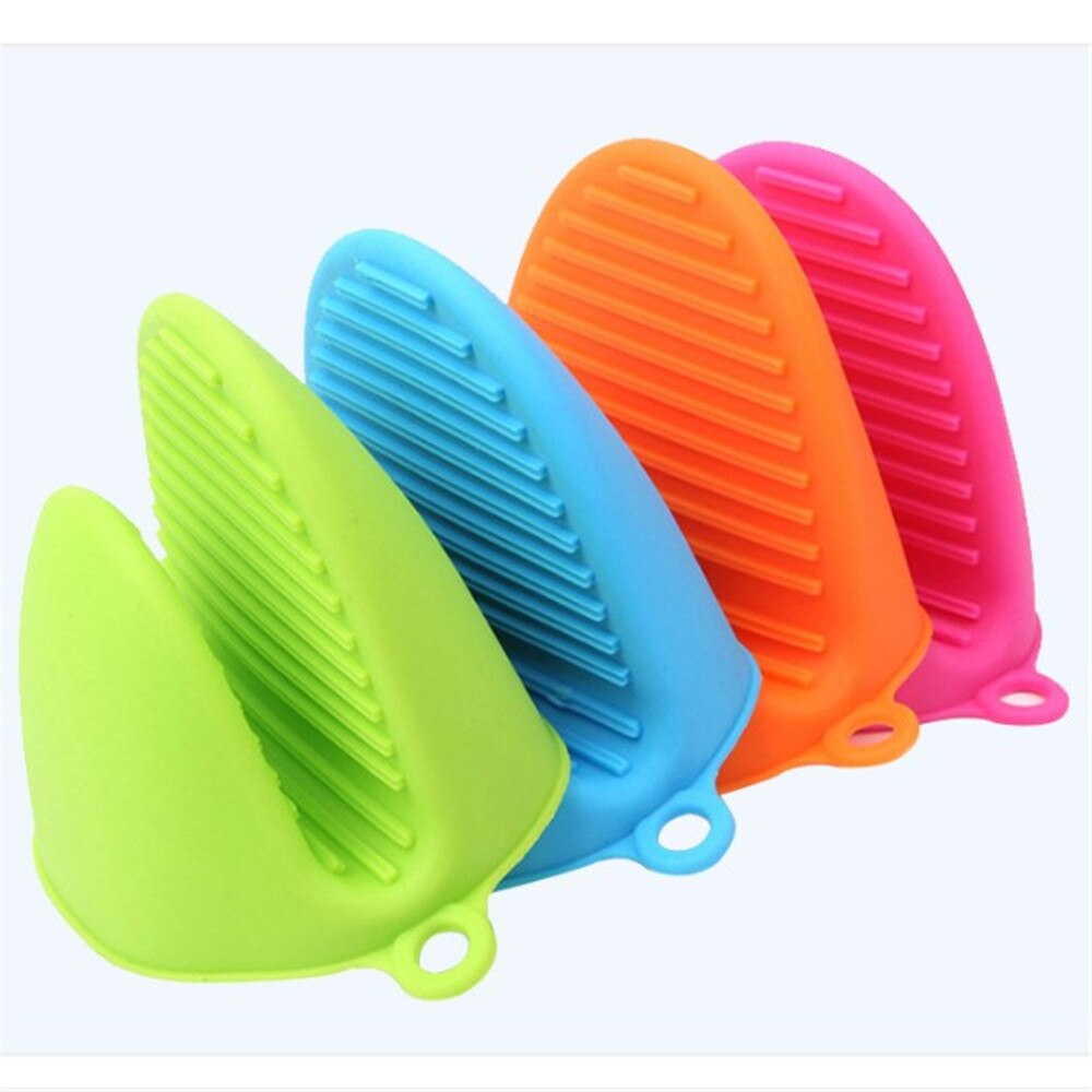 Siliconen Keuken Organizer Geïsoleerde Warmte Pot Clips Magnetron Handschoenen Hete Plaat Clip 1 Pcs Anti-Brandwonden Dikker