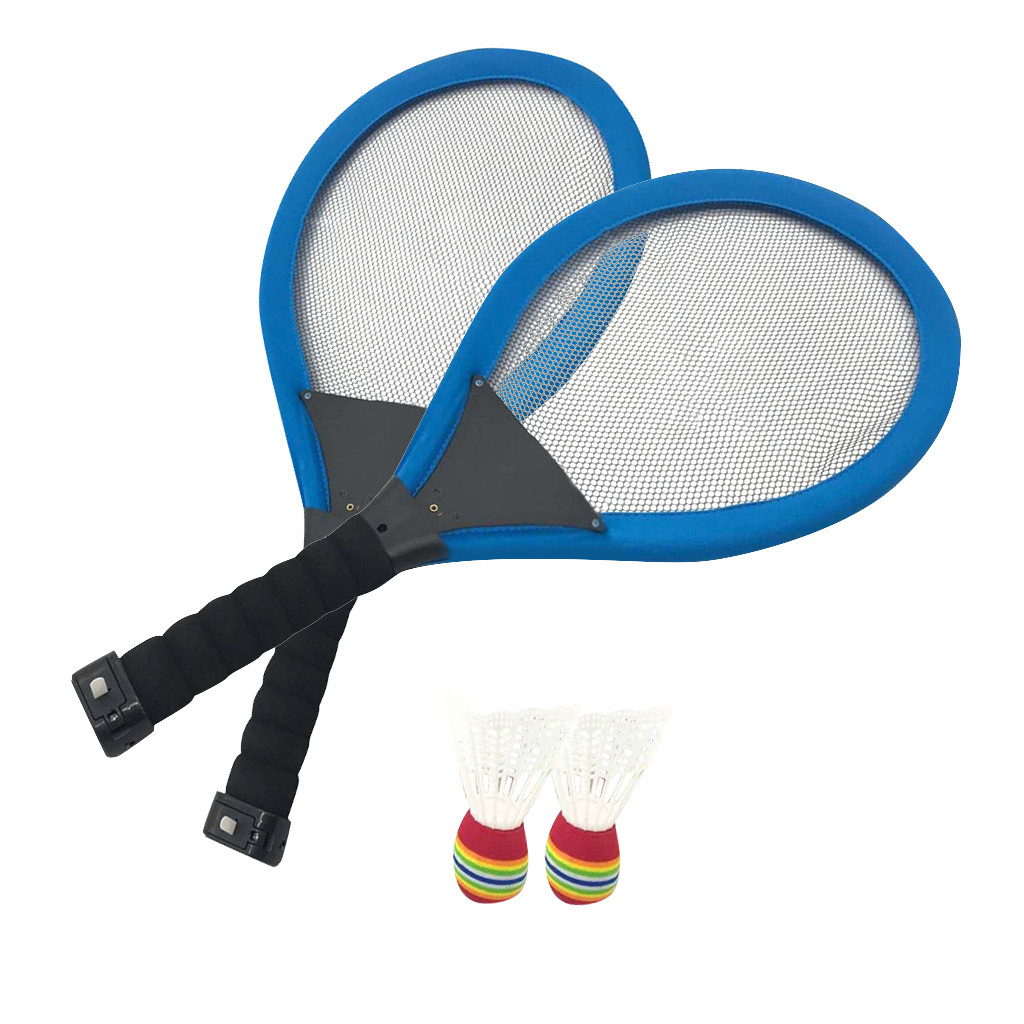 4PCS Lighting Badminton shuttlecock Dark Night Colorful LED Lighting Sport Badminton Racket Sets Light Spot Shuttle cock #E: Default Title