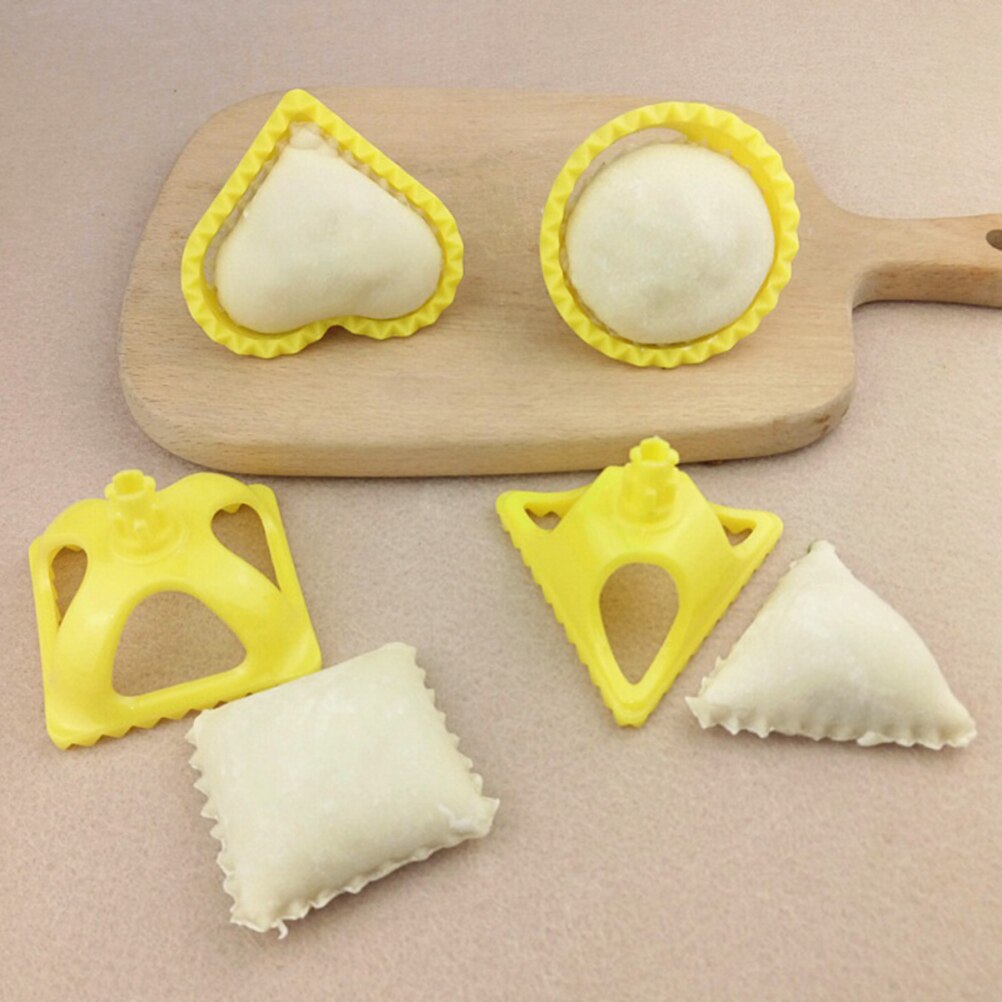 4Pcs Dough Press Gyoza Empanada Dumpling Calzone Turnover Set Kitchen Accessory