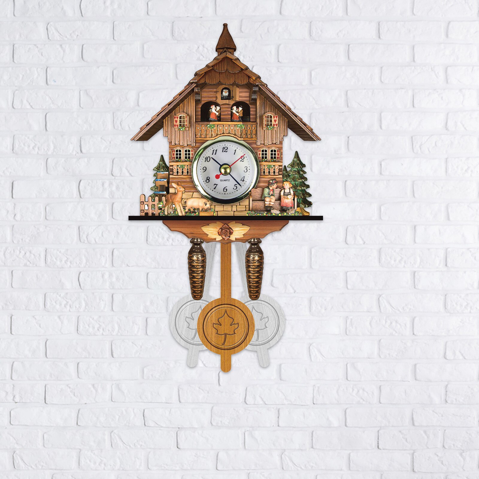 Koekoek Koekoek Wandklok Chime Wekker Retro Klok Houten Woonkamer Klok Часы Настенные Houten Woonkamer Klok