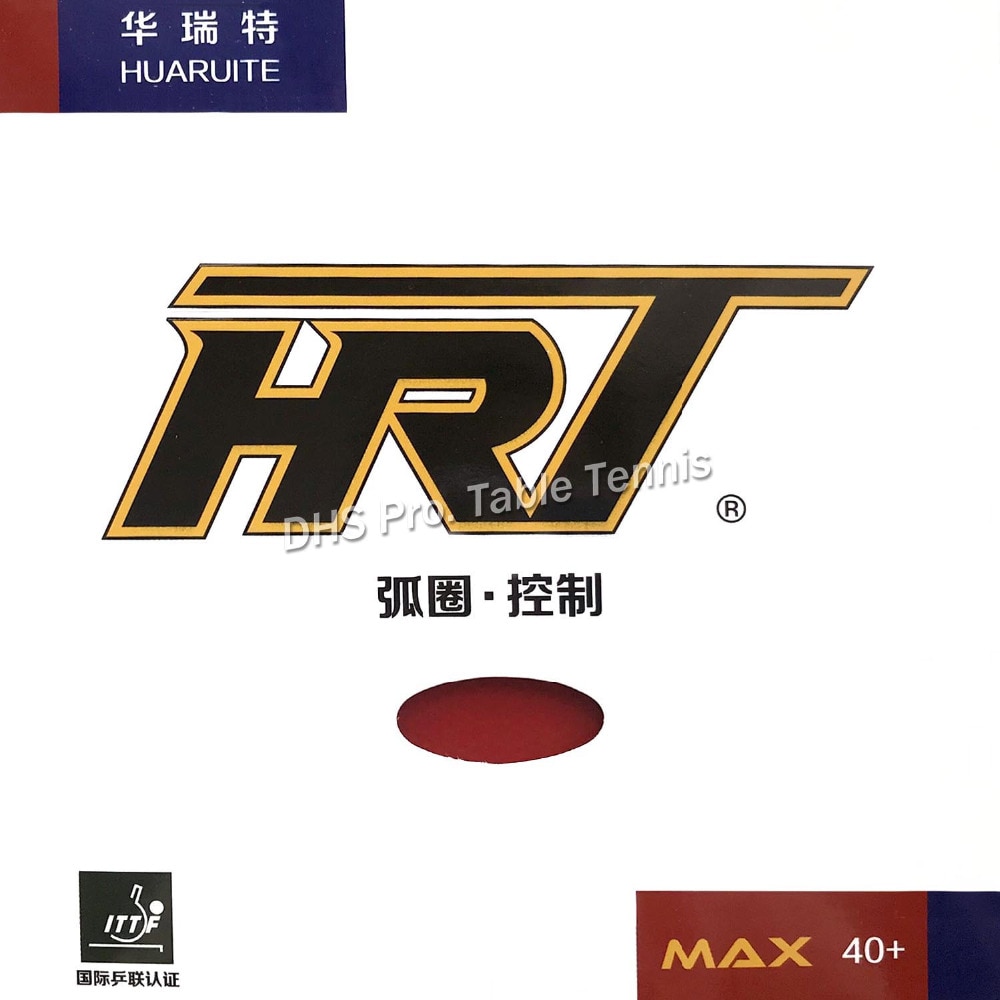 HRT WUJILONG MAX 40+ loop plus control pips in Table Tennis Rubber H44-45 Degree