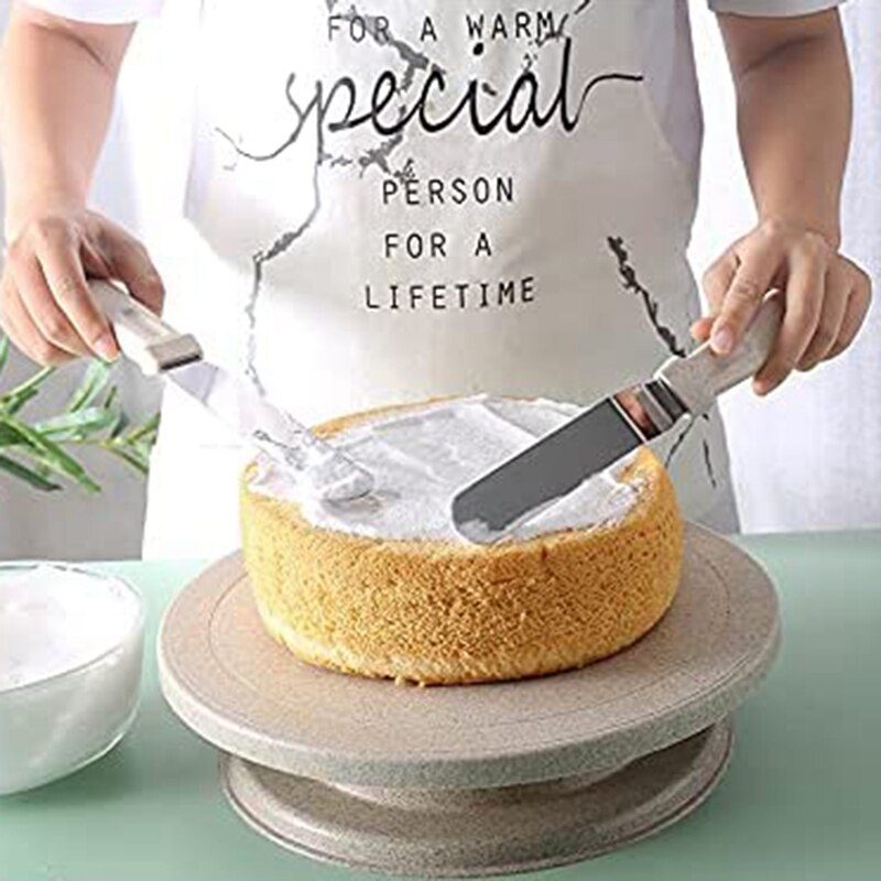 Cake Turntable, Cake Rotating Stand For Cake Decorating Equipment Tools Supplies For Cake Making, Baking Set