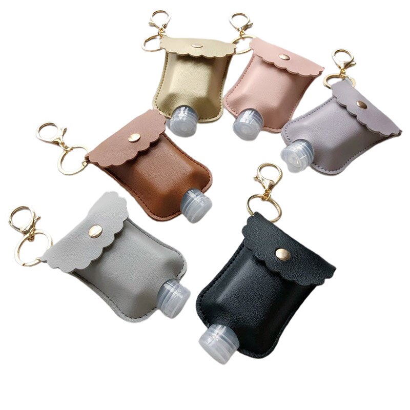 Bouteille de voyage et porte-clés bouteilles vides rechargeables pour désinfectant pour les mains