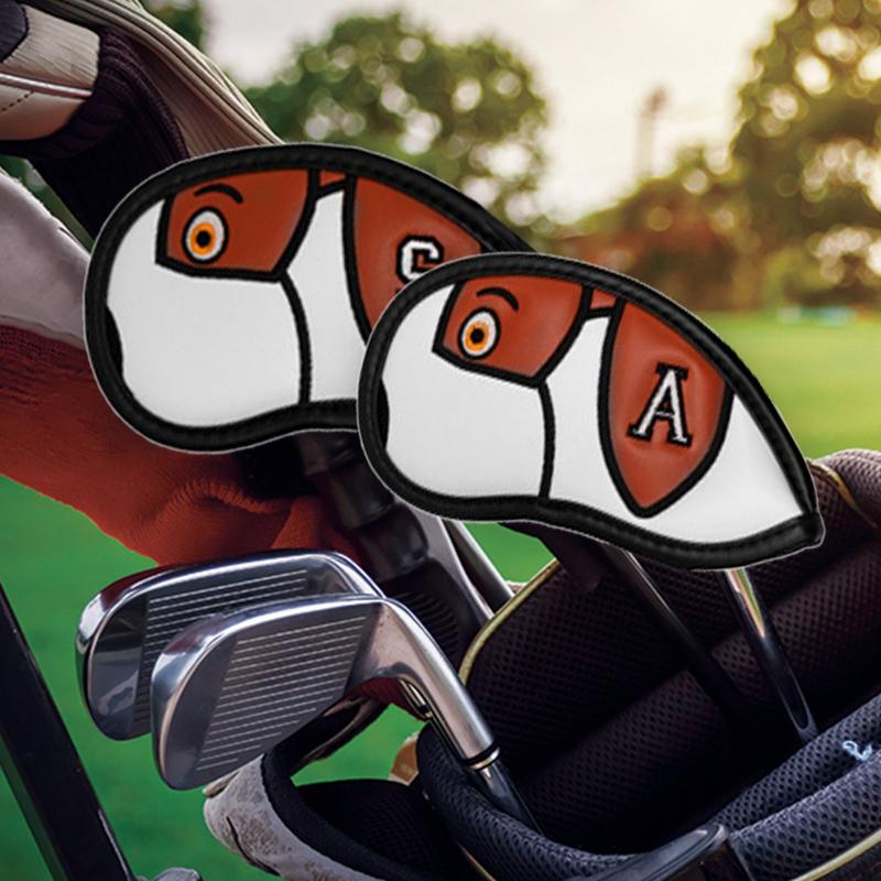 Golf Putter Head Cover Putter Headcovers Golf Putter Headcover PU Leather 10pcs Mallet Putter Covers Golf Accessories Mallet