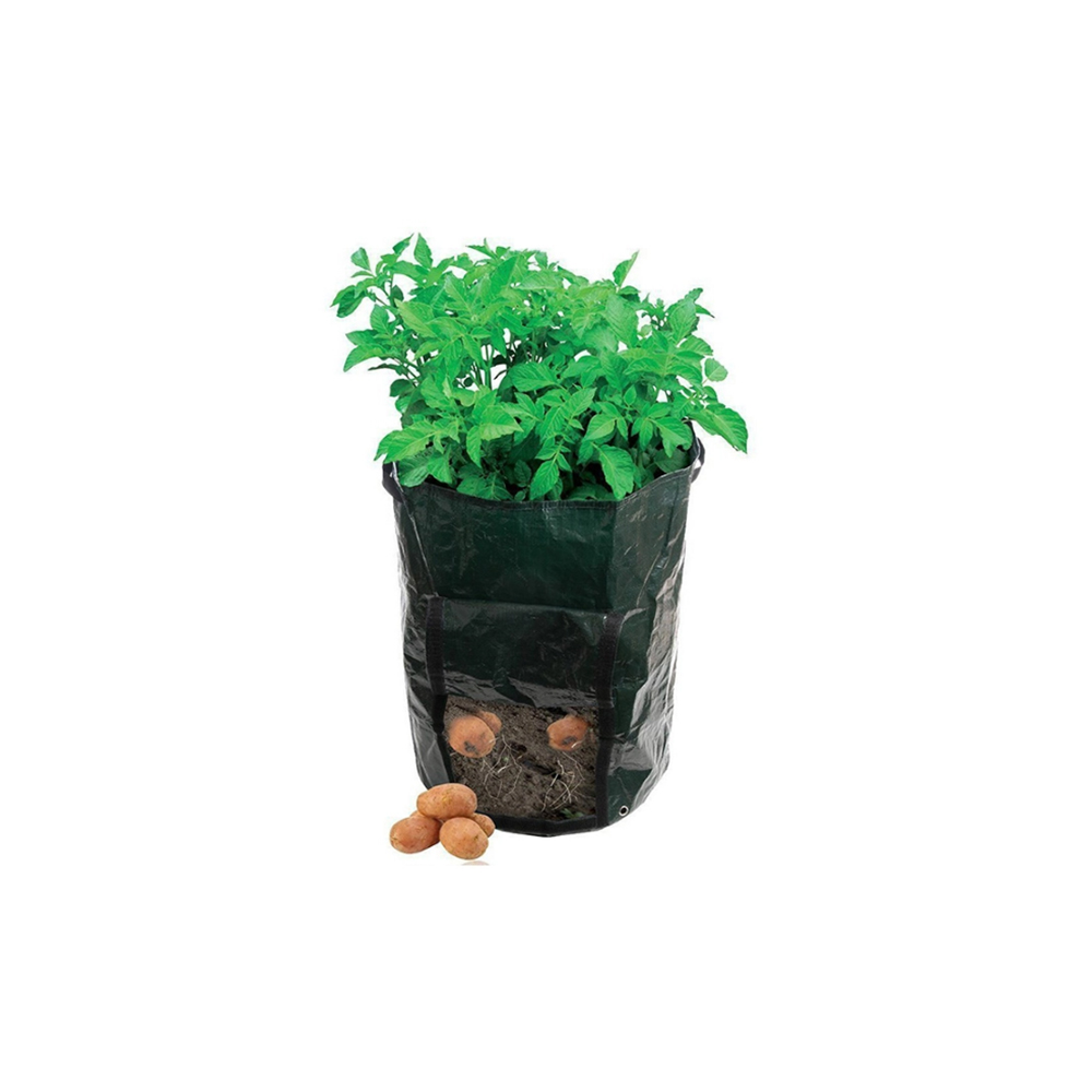 Vævet pose plantepose urtekartoffel sød kartoffel grøntsagspose balkon landbrugs-haveværktøjer