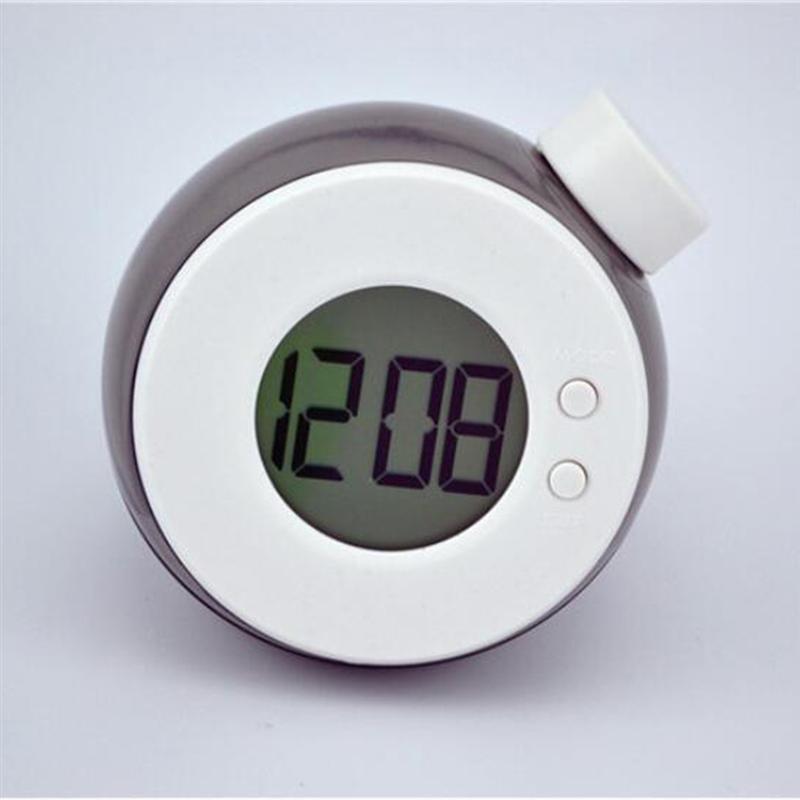 1pc Water Energy Clock LED Display Clock Water Jar Clock Eco-Friendly Clock No Battery Include (Red Black Green Blue)