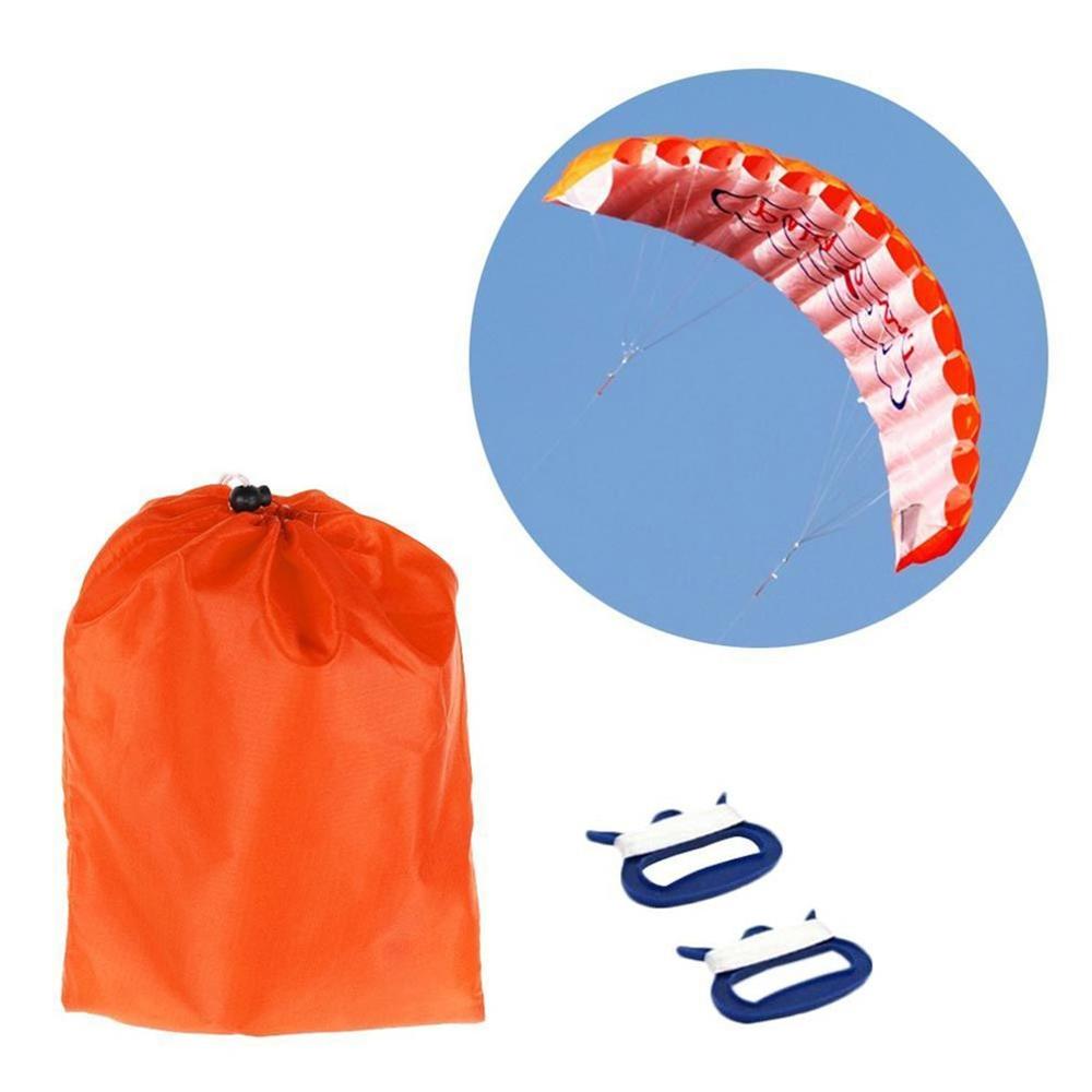 1.4m Dual Line Kitesurfing Stunt Parachute Soft Parafoil Surfing Kite Sport Kite Huge Large Outdoor Activity Beach Flying Kite
