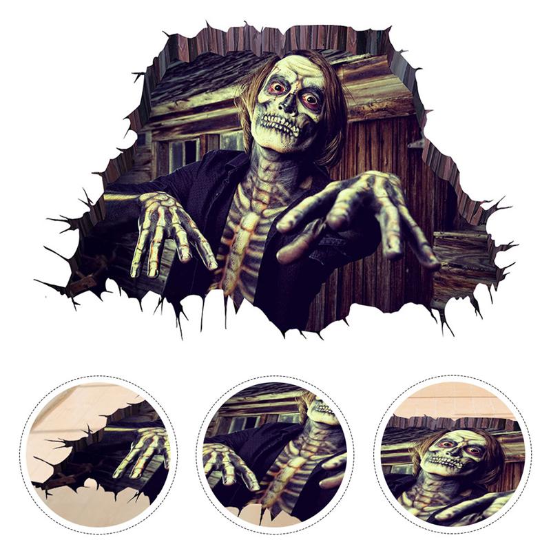 1 Pza pegatinas de piso Horrible pegatinas de Halloween pegatinas para