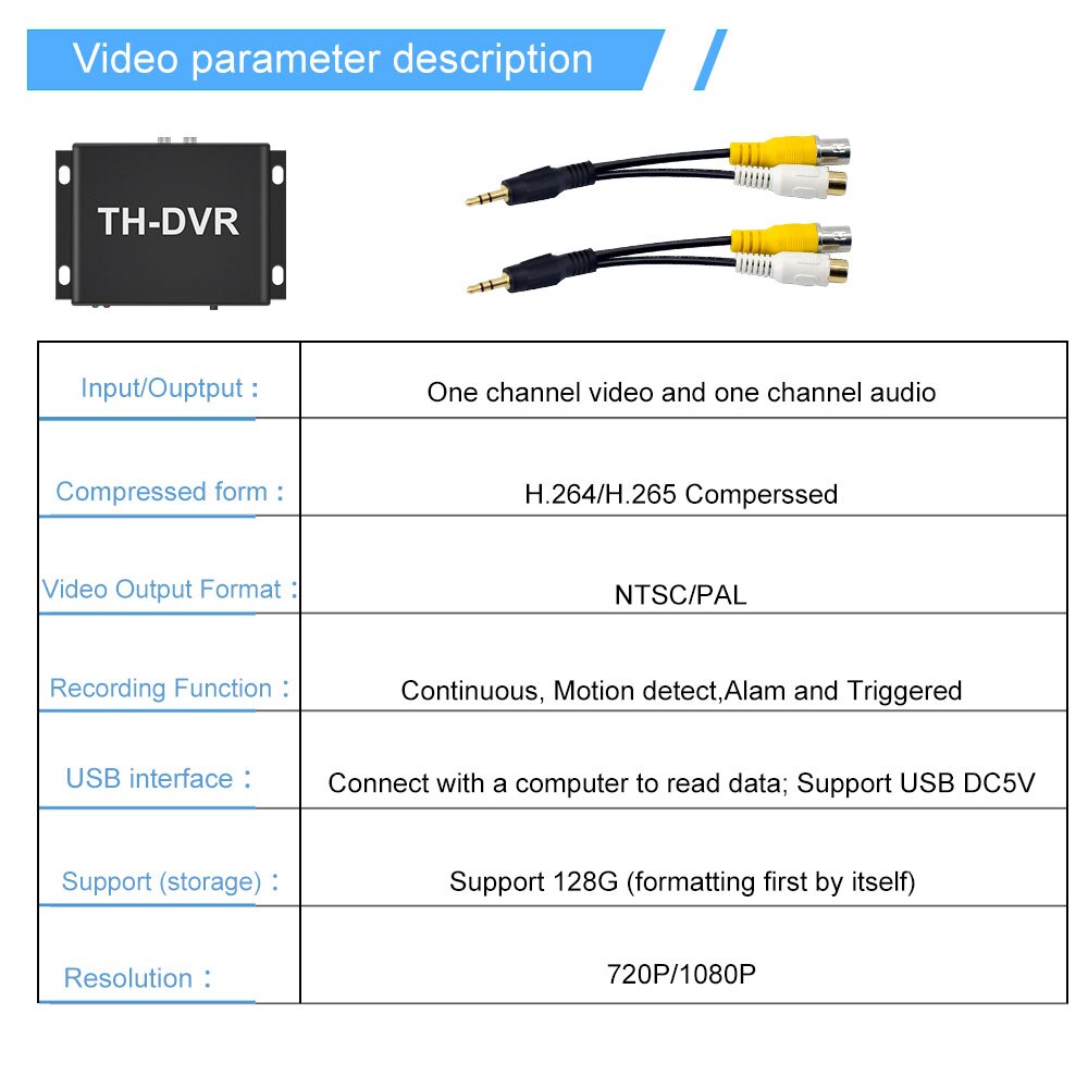 Mini th dvr video recorder 1080p hd mini dvr recorder video security dvr support 128g video record motion detection alarm