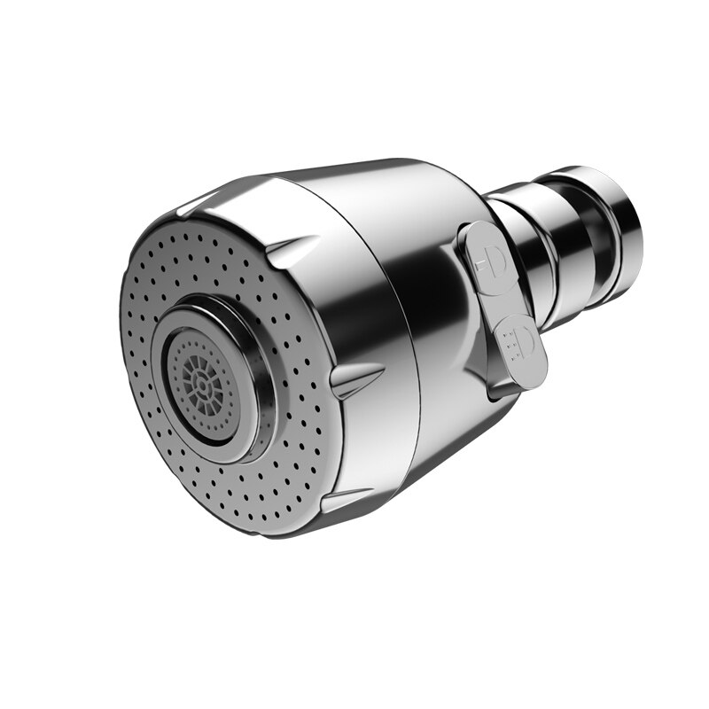 360 Degree Swivel Kitchen Faucet Aerator Bubbler Adjustable Dual Mode Sprayer Filter Diffuser Water Saving Nozzle Fauc Connector: Short B