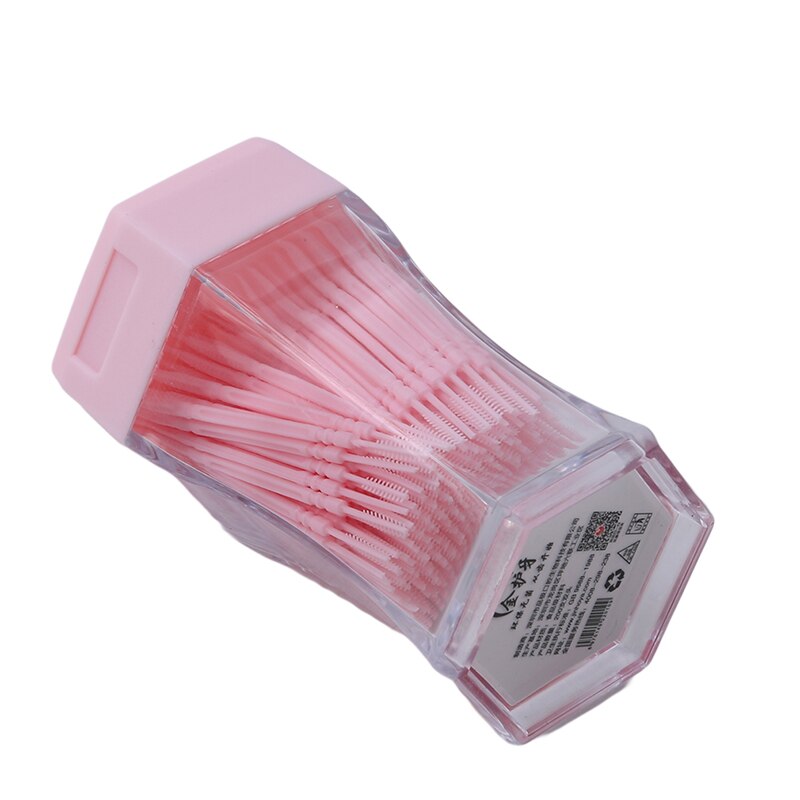 200pcs/set Arrivals Soft Plastic Double-head Brushed Toothpick Toothpicks Candy Color Oral Care Toothpick
