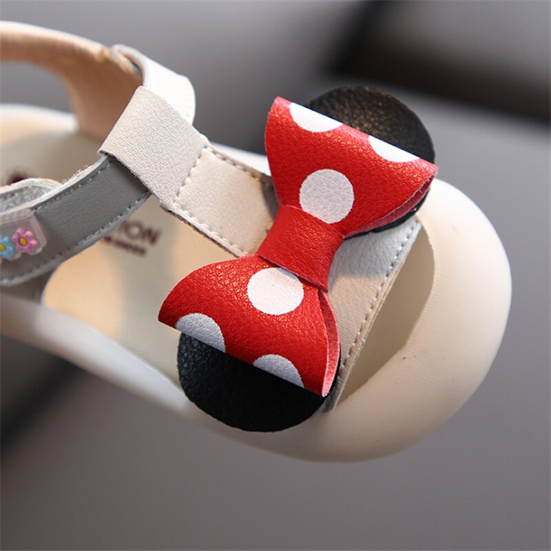 Aogt Zomer Meisje Baby Schoenen Leuke Strik Prinses Sandalen 0-3 Jaar Oude Baotou Anti-Kick Zachte bodem Baby Meisjes Sandalen