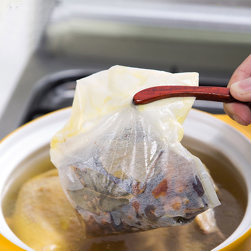 Disposable Teabags 50Pcs/set Heal Seal Filter Tea infuser Non-woven Multifunction Empty Tea Bag Herb Loose Strainer 10*7cm