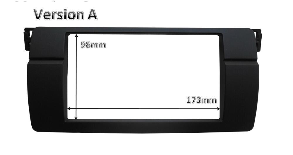 thumbnail image 2 of Metra Double DIN Radio Installation Kit For BMW 3 Series E46 (1999-2006) – Black, 5 Switch Openings 2 of 6