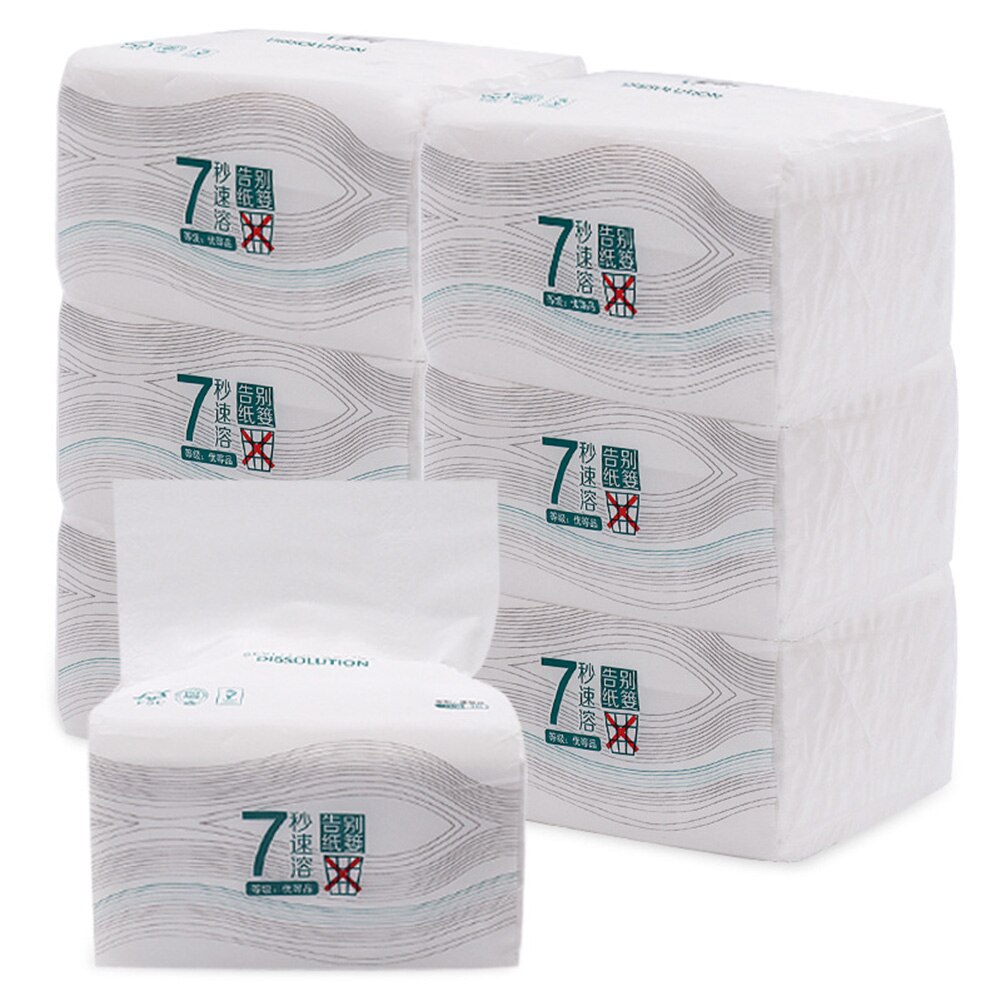 Clean Soft Paper Extraction Tissue Wood Pulp Paper 150 Pumping 3-ply for Home Office Toilet WH998